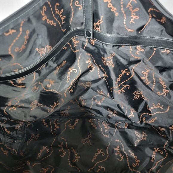 Elegant Black Leather Tote Bag - Picture 5 of 6